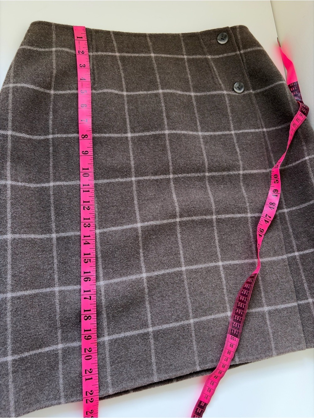Vintage 90’s  Pendleton 100% Merino Wool Wrap Skirt Size 12 - Picture 7 of 8